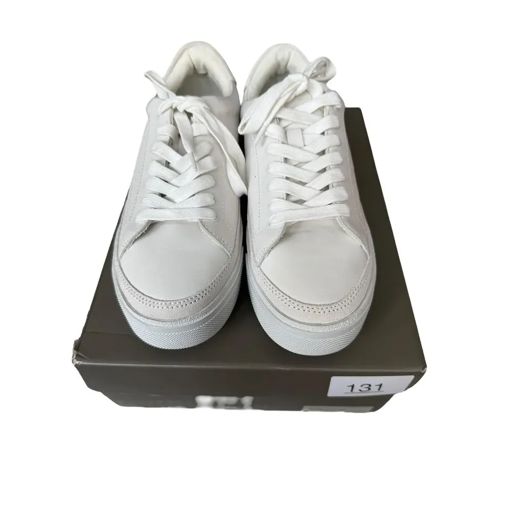 All Saints Women's Chalk White Trish Sneaker Size 9